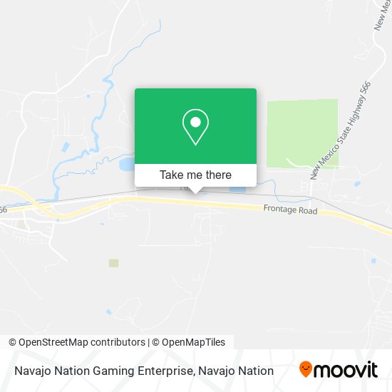 Navajo Nation Gaming Enterprise map