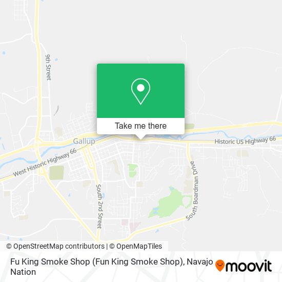 Mapa de Fu King Smoke Shop