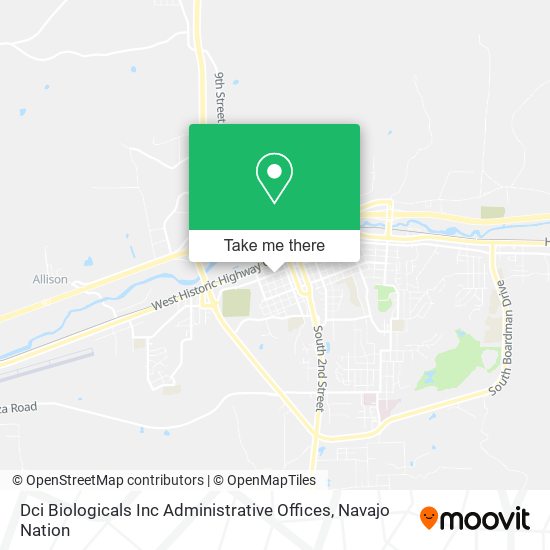 Dci Biologicals Inc Administrative Offices map