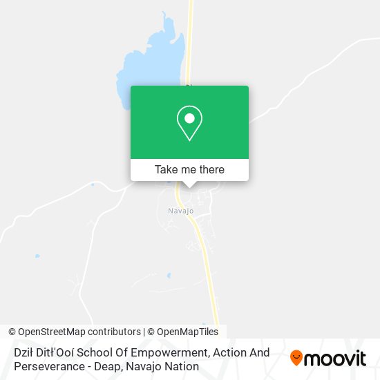 Dził Ditł'Ooí School Of Empowerment, Action And Perseverance - Deap map