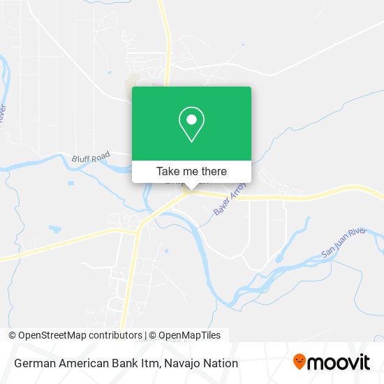 Mapa de German American Bank Itm