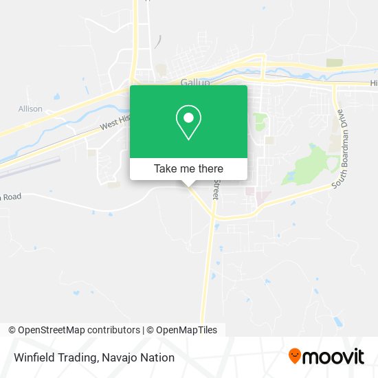 Winfield Trading map