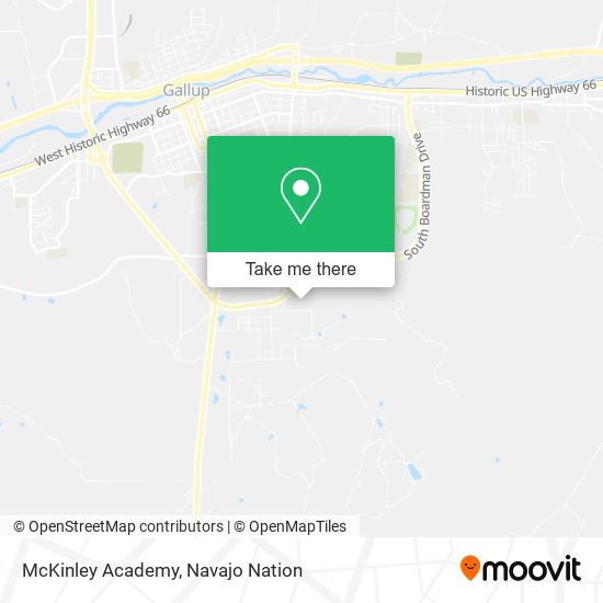 McKinley Academy map