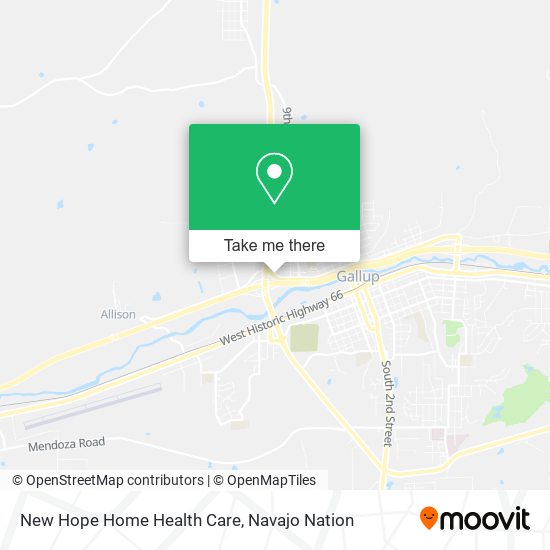 Mapa de New Hope Home Health Care