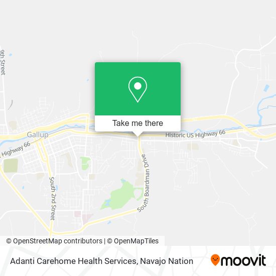 Mapa de Adanti Carehome Health Services