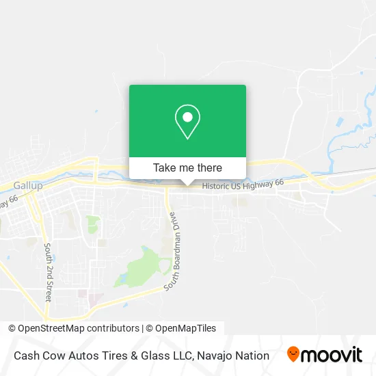 Cash Cow Autos Tires & Glass LLC map