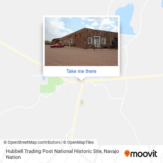 Hubbell Trading Post National Historic Site map