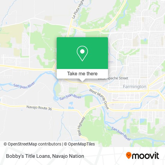 Bobby's Title Loans map