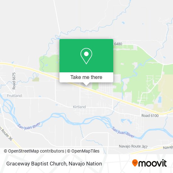 Graceway Baptist Church map