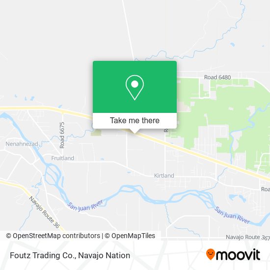 Foutz Trading Co. map