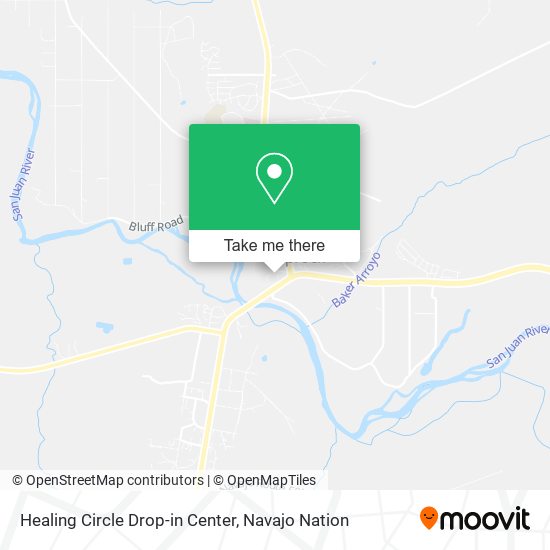 Healing Circle Drop-in Center map