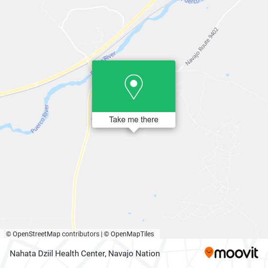 Nahata Dziil Health Center map