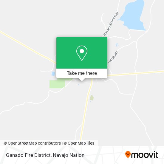 Ganado Fire District map