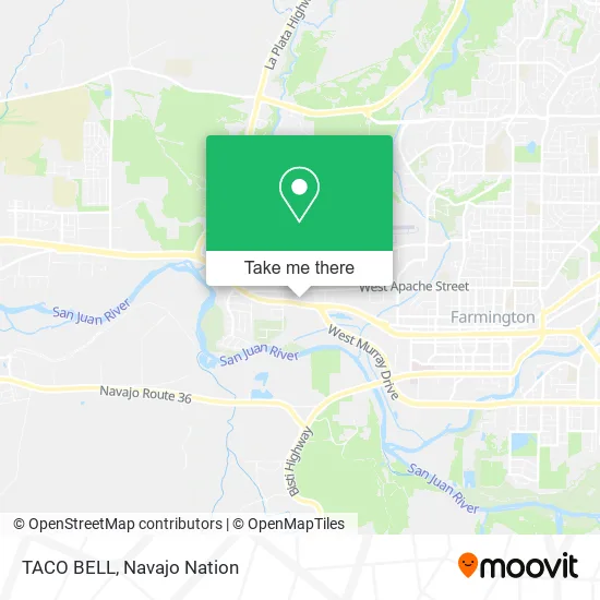 Mapa de TACO BELL