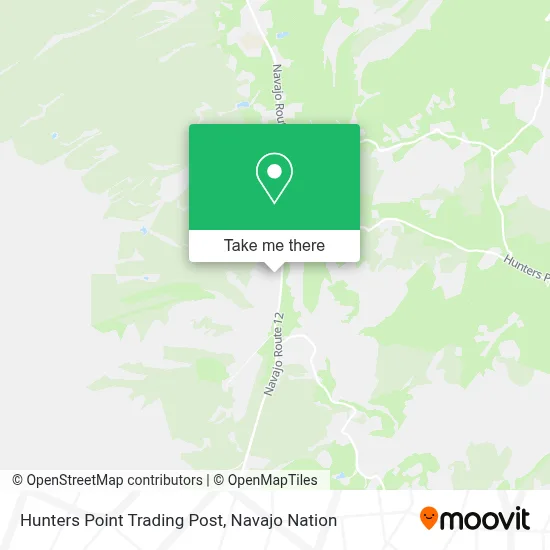 Hunters Point Trading Post map