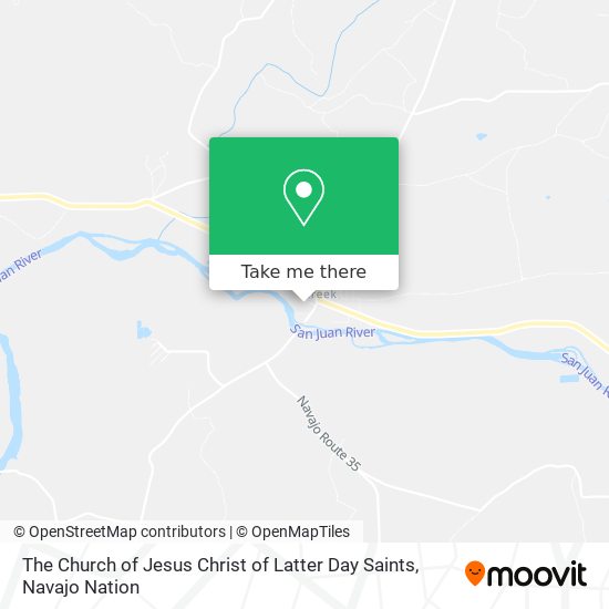 The Church of Jesus Christ of Latter Day Saints map