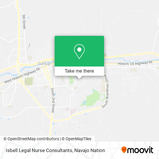 Isbell Legal Nurse Consultants map