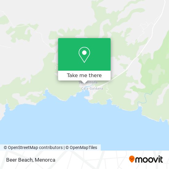 Beer Beach map