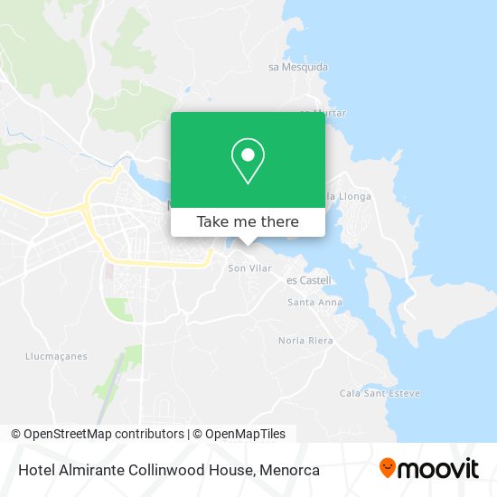 mapa Hotel Almirante Collinwood House