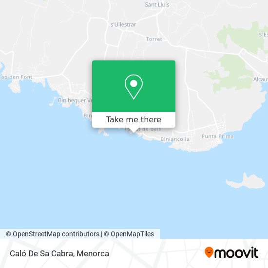 Caló De Sa Cabra map