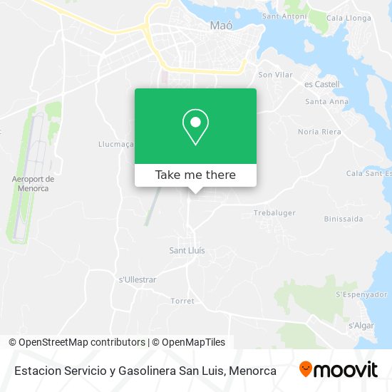 Estacion Servicio y Gasolinera San Luis map