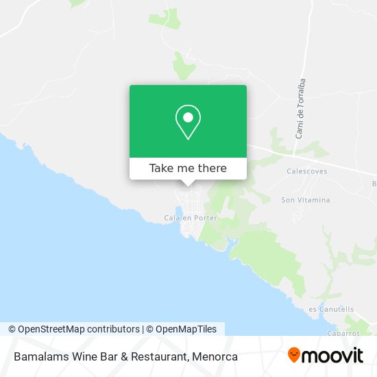 Bamalams Wine Bar & Restaurant map