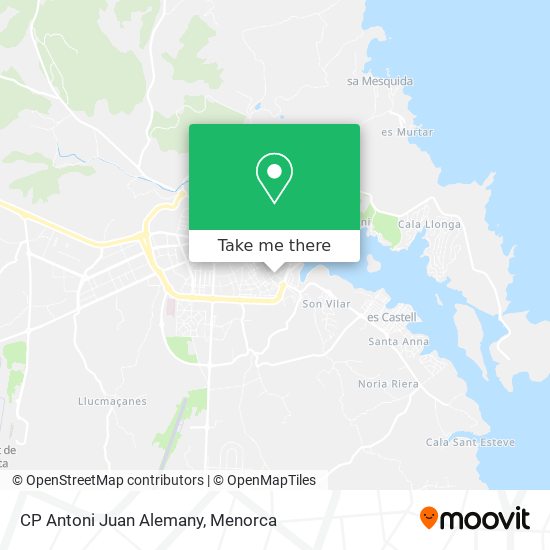 mapa CP Antoni Juan Alemany