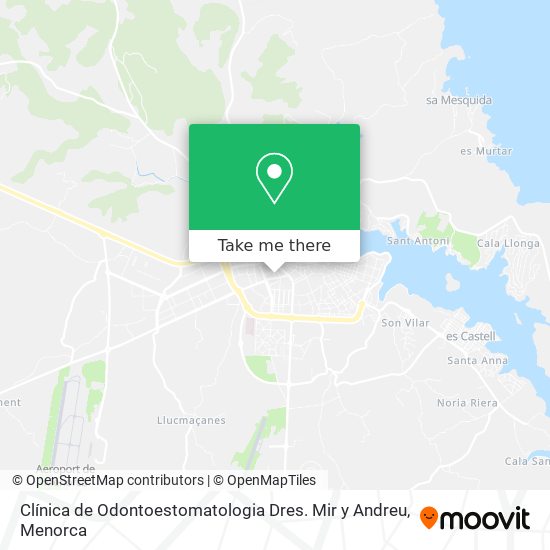 Clínica de Odontoestomatologia Dres. Mir y Andreu map
