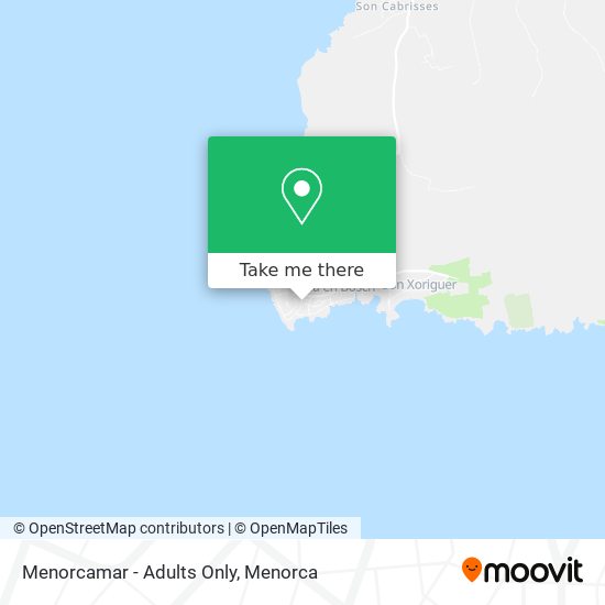 Menorcamar - Adults Only map