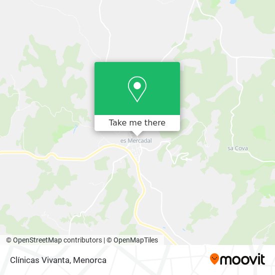 Clínicas Vivanta map
