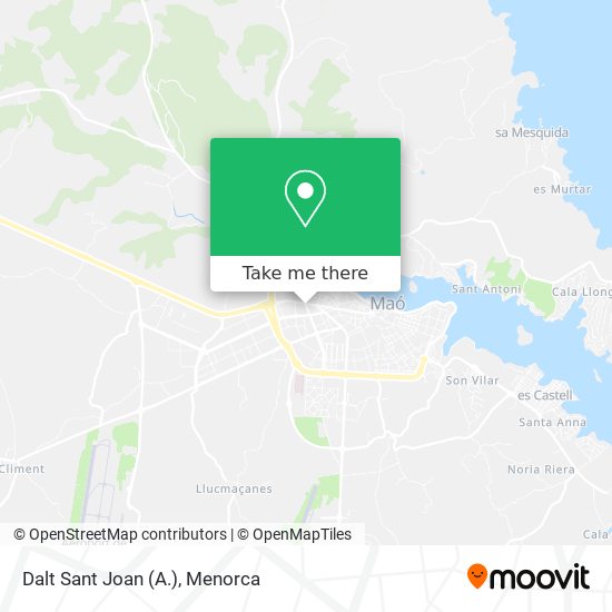 Dalt Sant Joan (A.) map