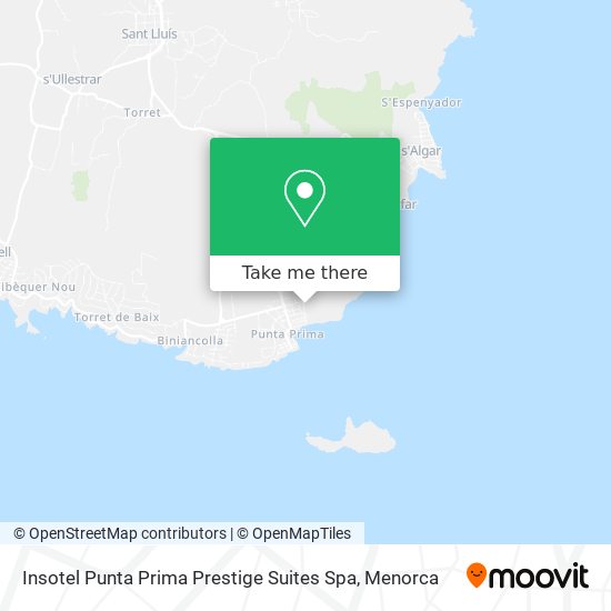 Insotel Punta Prima Prestige Suites Spa map