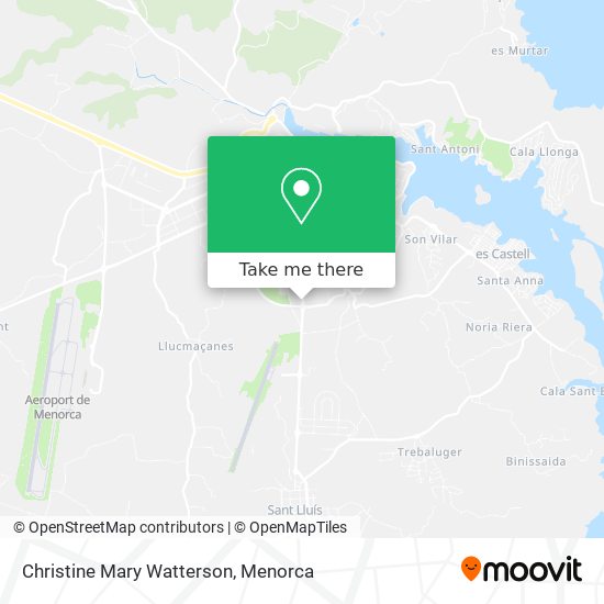 Christine Mary Watterson map