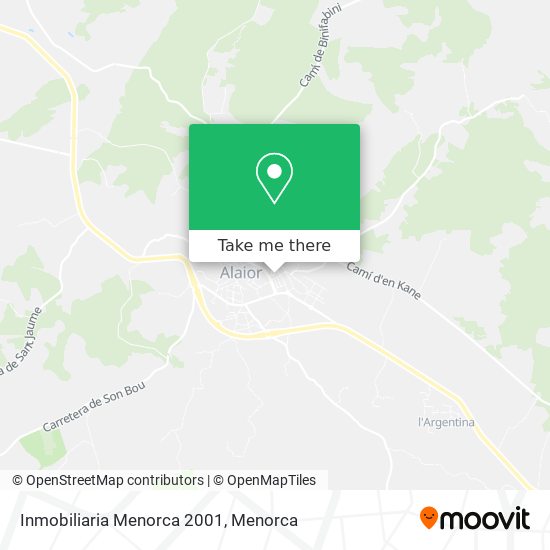 Inmobiliaria Menorca 2001 map