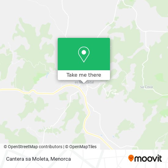 Cantera sa Moleta map