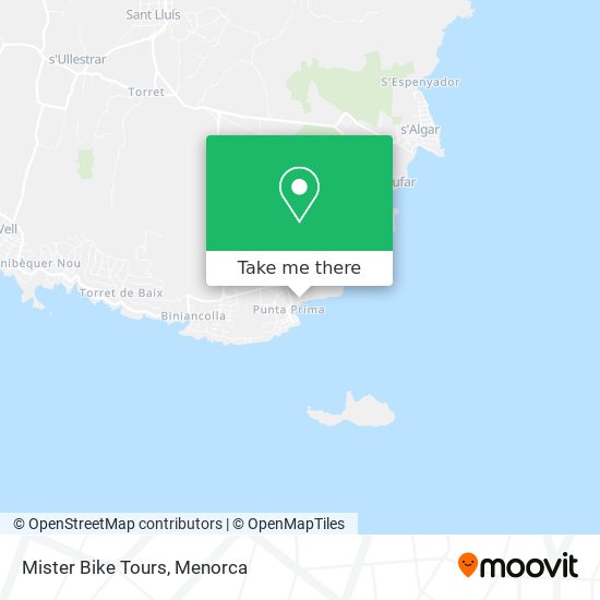 mapa Mister Bike Tours