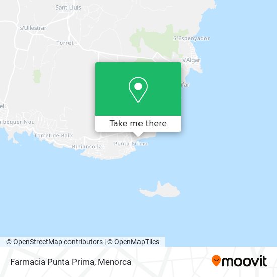 mapa Farmacia Punta Prima