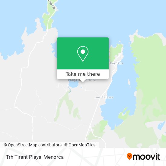 Trh Tirant Playa map