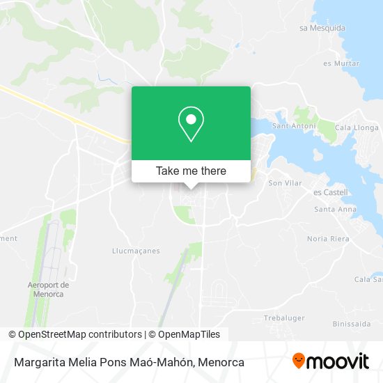 Margarita Melia Pons Maó-Mahón map
