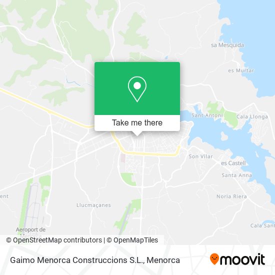Gaimo Menorca Construccions S.L. map