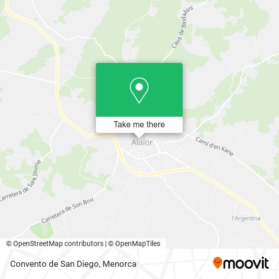 Convento de San Diego map
