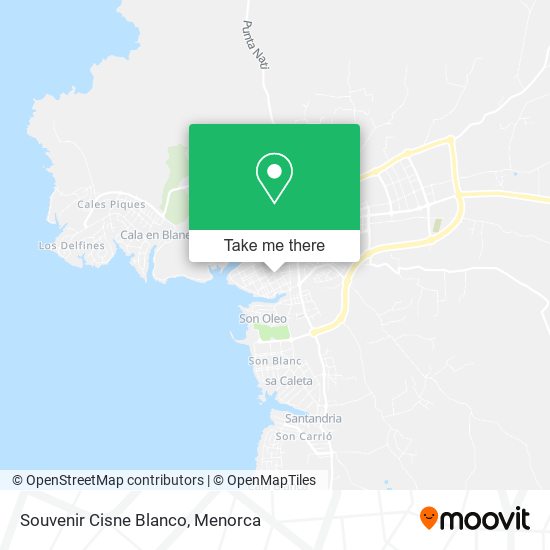 Souvenir Cisne Blanco map