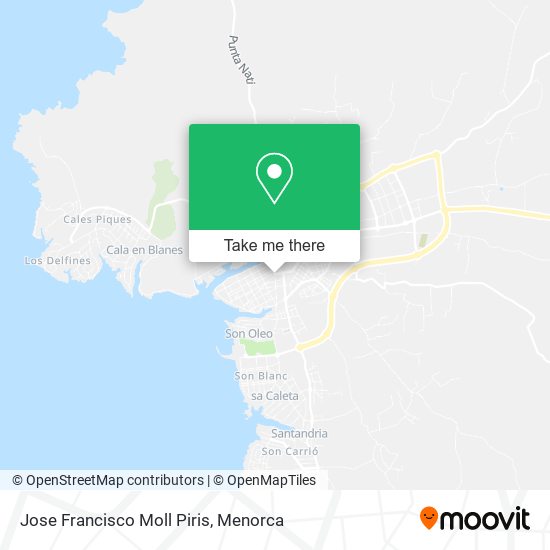 Jose Francisco Moll Piris map