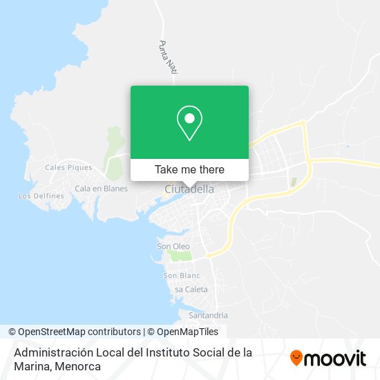 Administración Local del Instituto Social de la Marina map