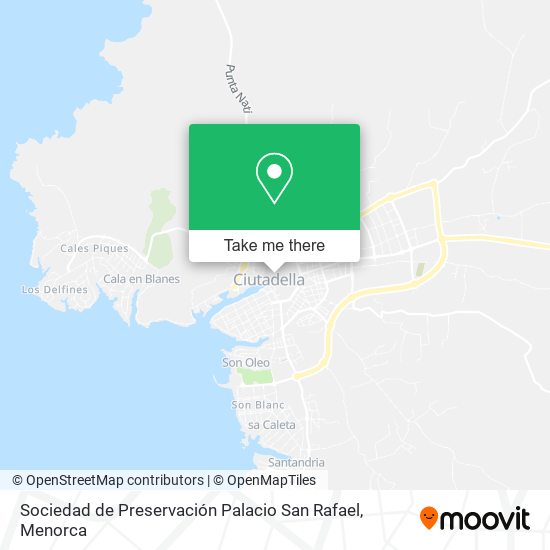 Sociedad de Preservación Palacio San Rafael map