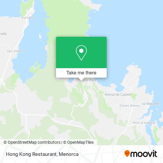 Hong Kong Restaurant map