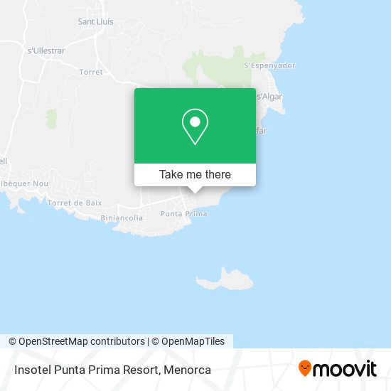 Insotel Punta Prima Resort map