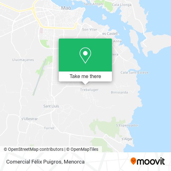 Comercial Félix Puigros map