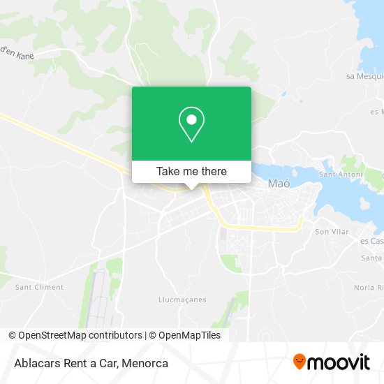 Ablacars Rent a Car map