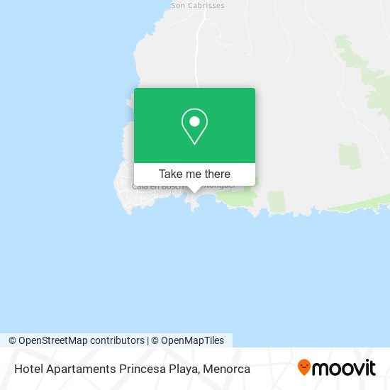 Hotel Apartaments Princesa Playa map